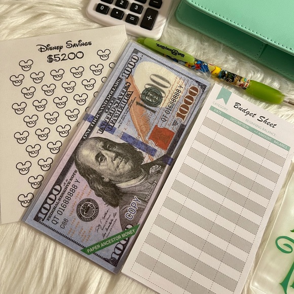 Tinker Bell Budget Binder - Picture 4 of 9